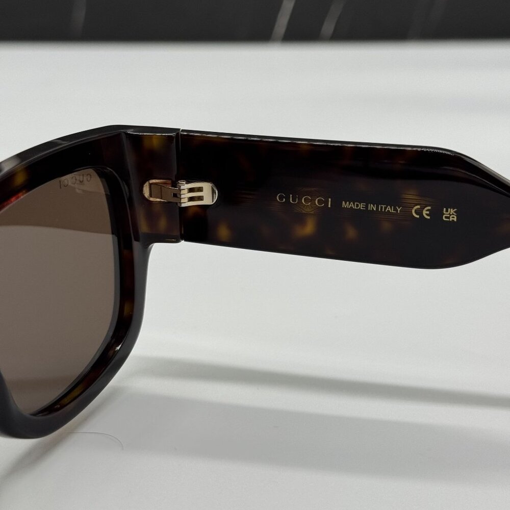 NEW GUCCI GG1262S 002 HAVANA UNISEX SUNGLASSES GUCCI - Picture 8 of 9